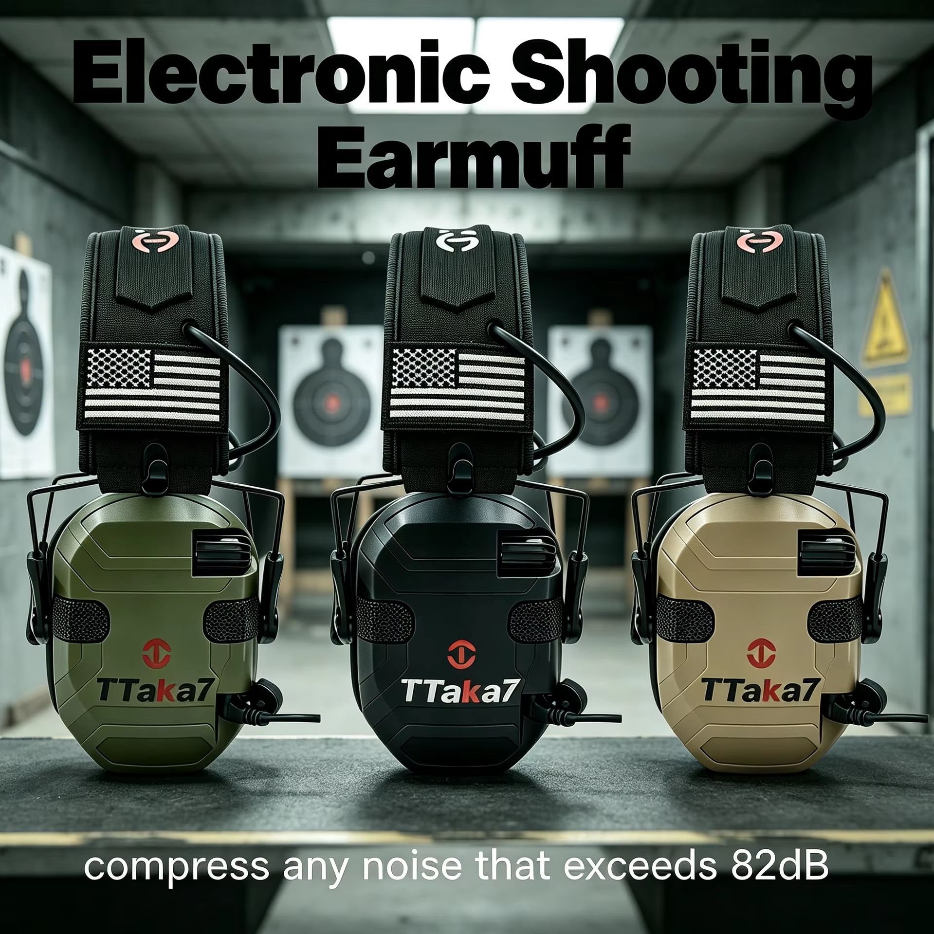 Earmuffs Foldable - Nuevas Orejeras Tácticas Electrónicas Plegables para