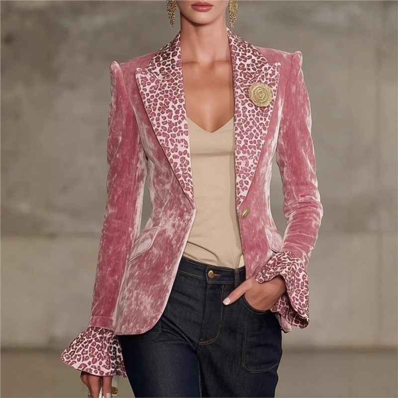 Down Jacket Packable - Blazer de terciopelo de Color sólido