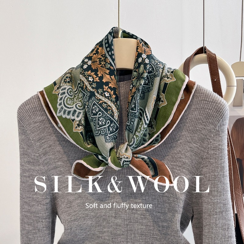 Pañuelo Cuadrado Central Compa - Shawl Wrap Winter reseña y precio