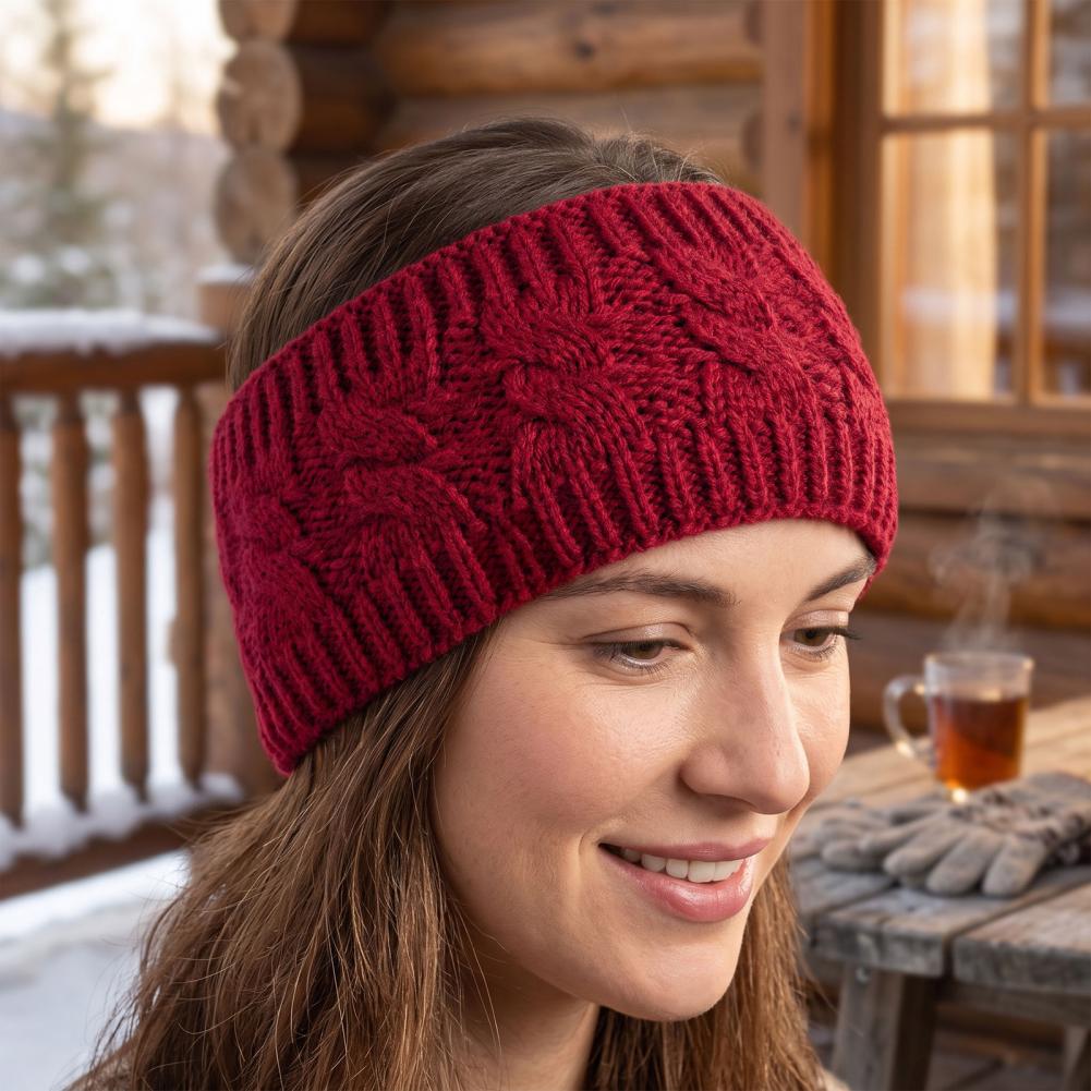 Diadema Elástica Tejida para e - Fleece Ear Warmer Band reseña y precio