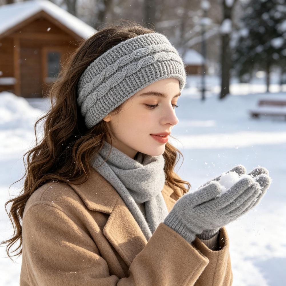 Cómodas cintas elásticas para  - Fleece Ear Warmer Band reseña y precio