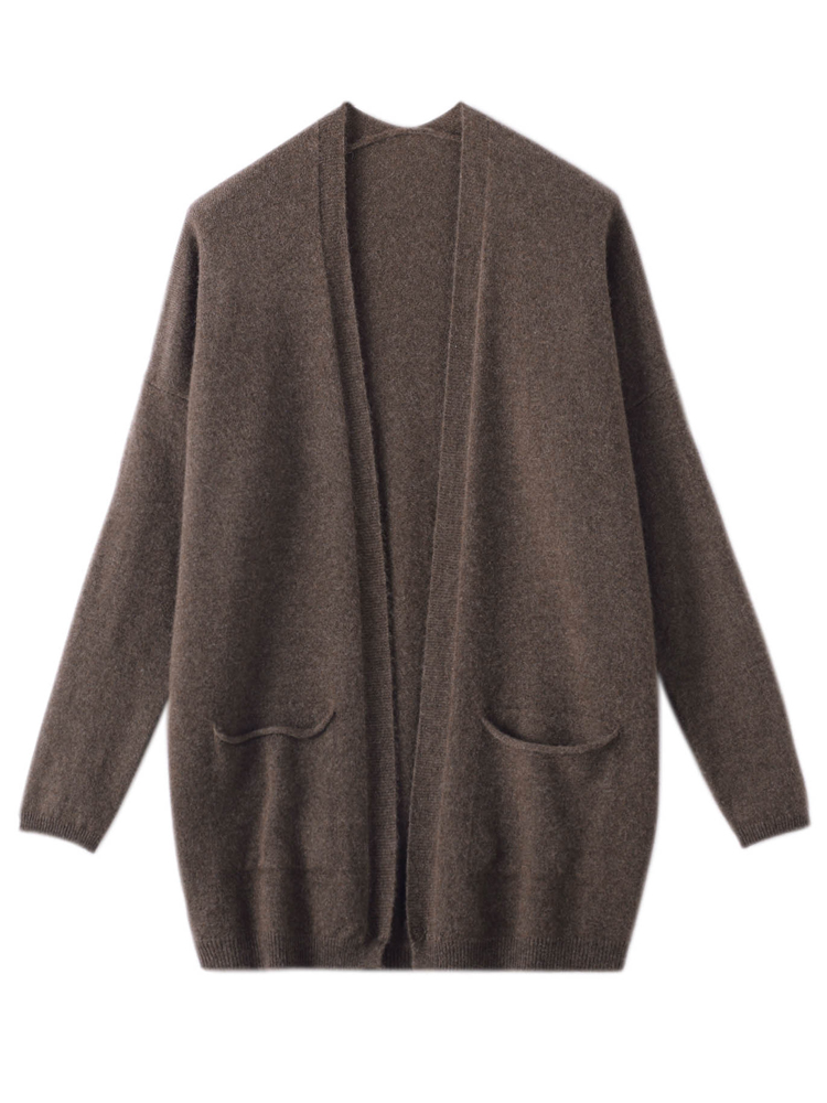 Primavera otoño nuevo cárdigan - Wool Coat Peacoat reseña y precio