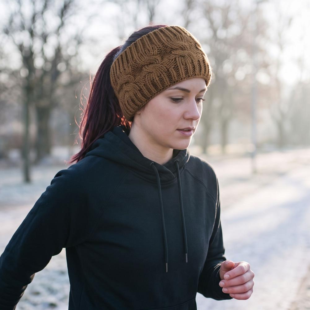 Equipo de invierno para correr - Fleece Ear Warmer Band reseña y precio